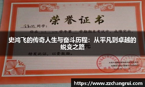 史鸿飞的传奇人生与奋斗历程：从平凡到卓越的蜕变之路